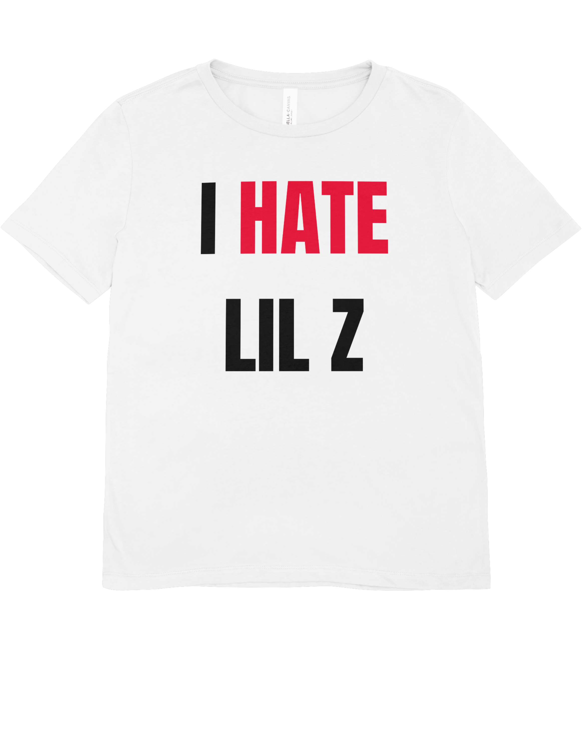 I HATE LIL Z tee front