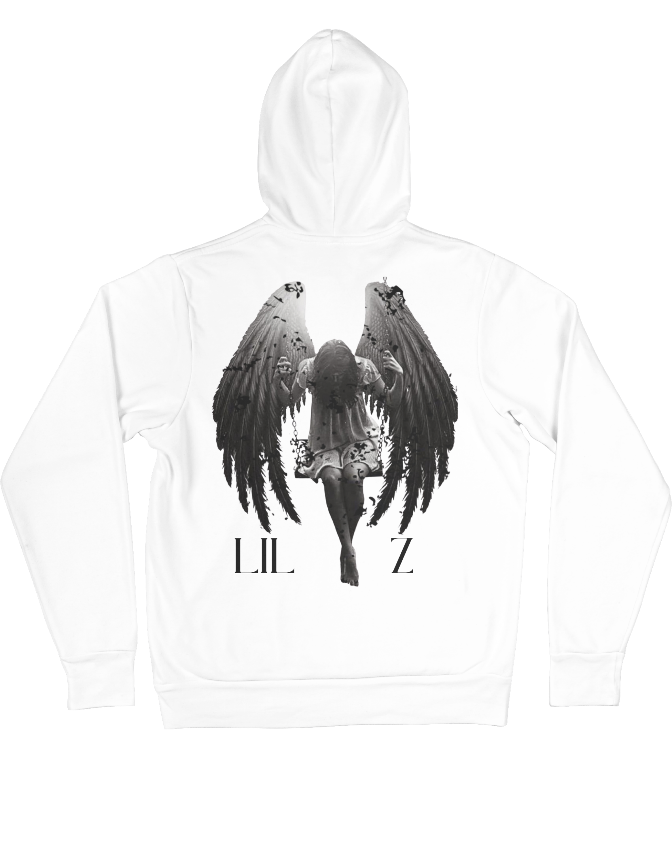 only me! angel hoodie front